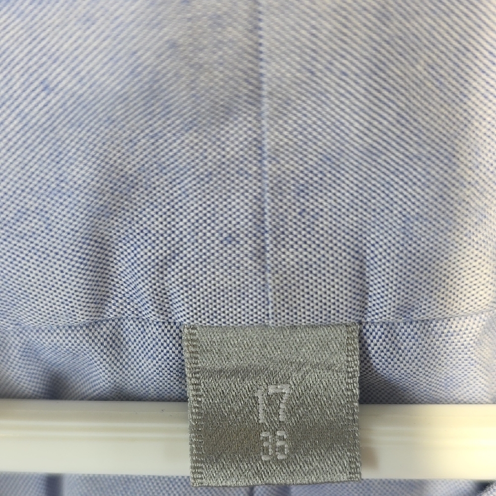 Stafford Oxford Light Blue Button Down Shirt Vintage Men’s 17 35 - Picture 3 of 7